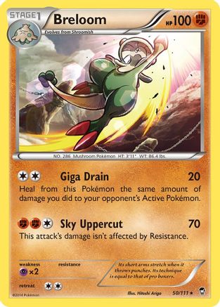 Breloom 050/111 - XY Furious Fists Main image