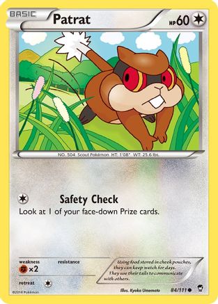 Patrat 084/111 - XY  Furious Fists