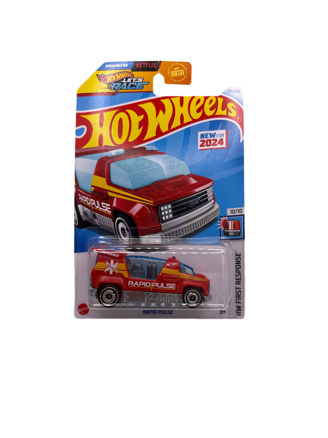 Hot Wheels Rapid Pulse Diecast Red Hover Image