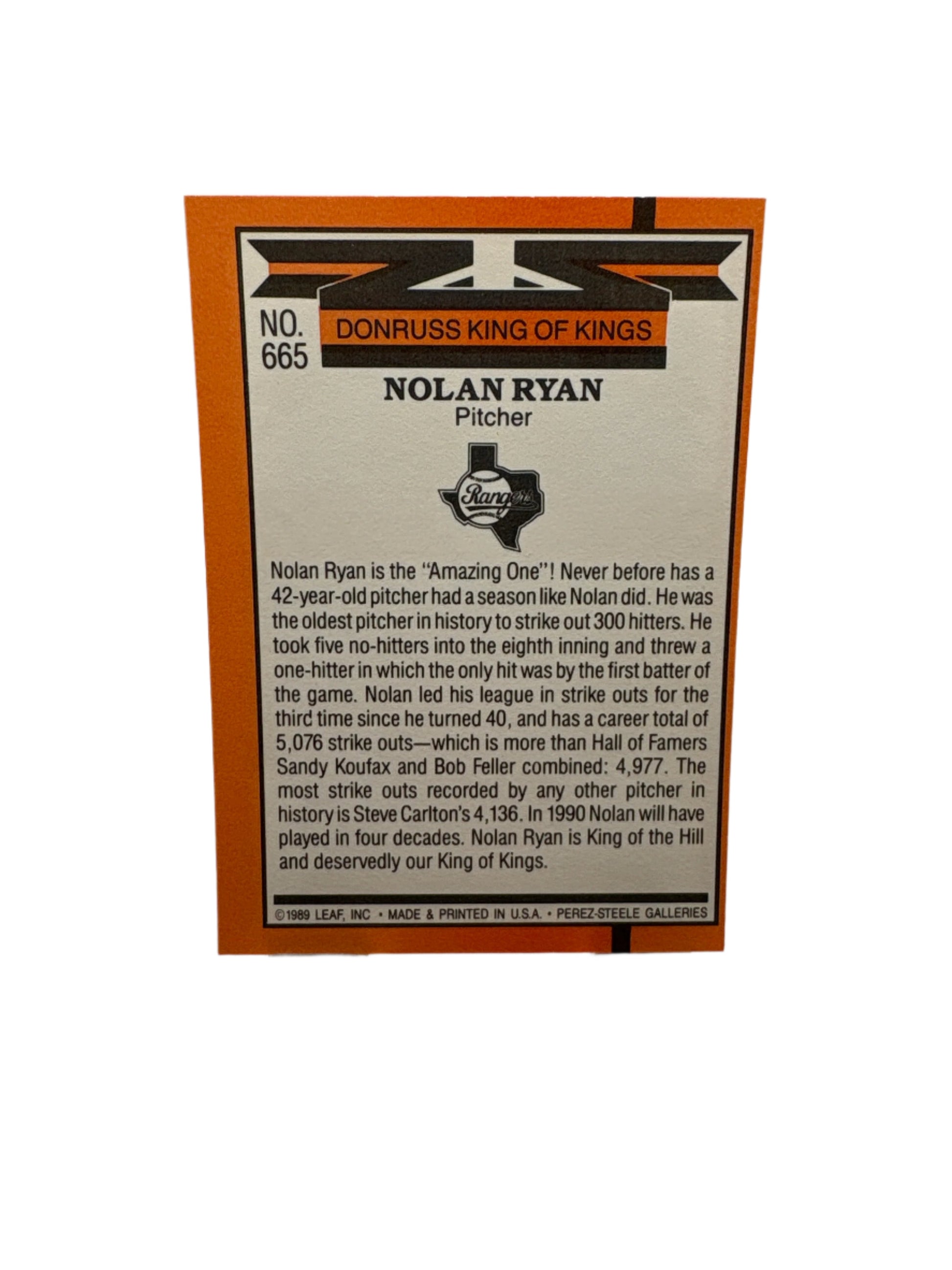 Donruss Nolan Ryan