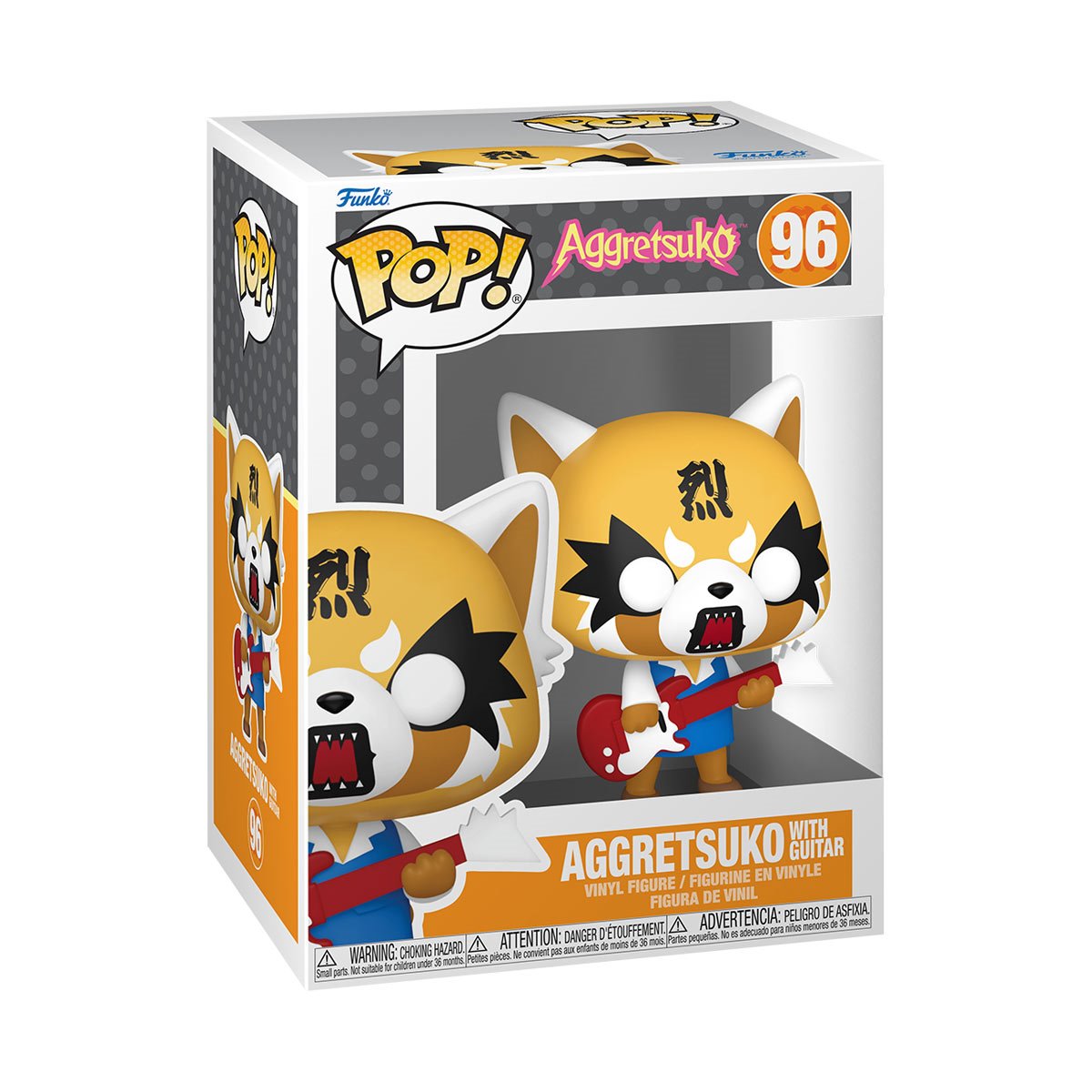 Sanrio Aggretsuko with Guitar Funko Pop! Vinyl Figure #96 - Collectors World Toys