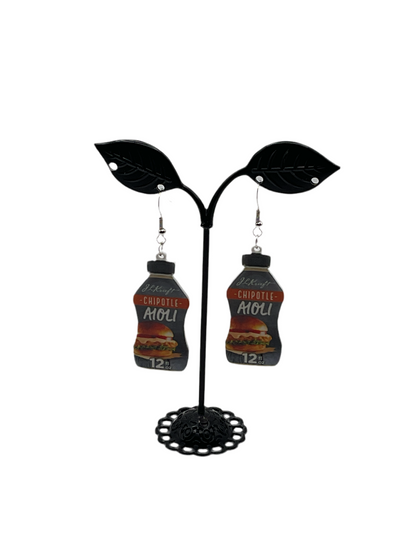 Chipotle Aioli Sauce Earrings