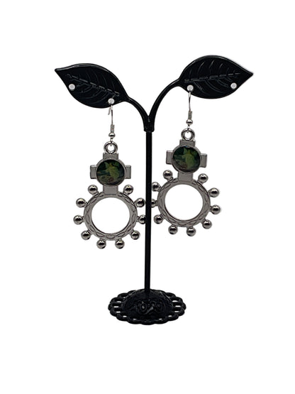 Finger Rosary Ring Earrings