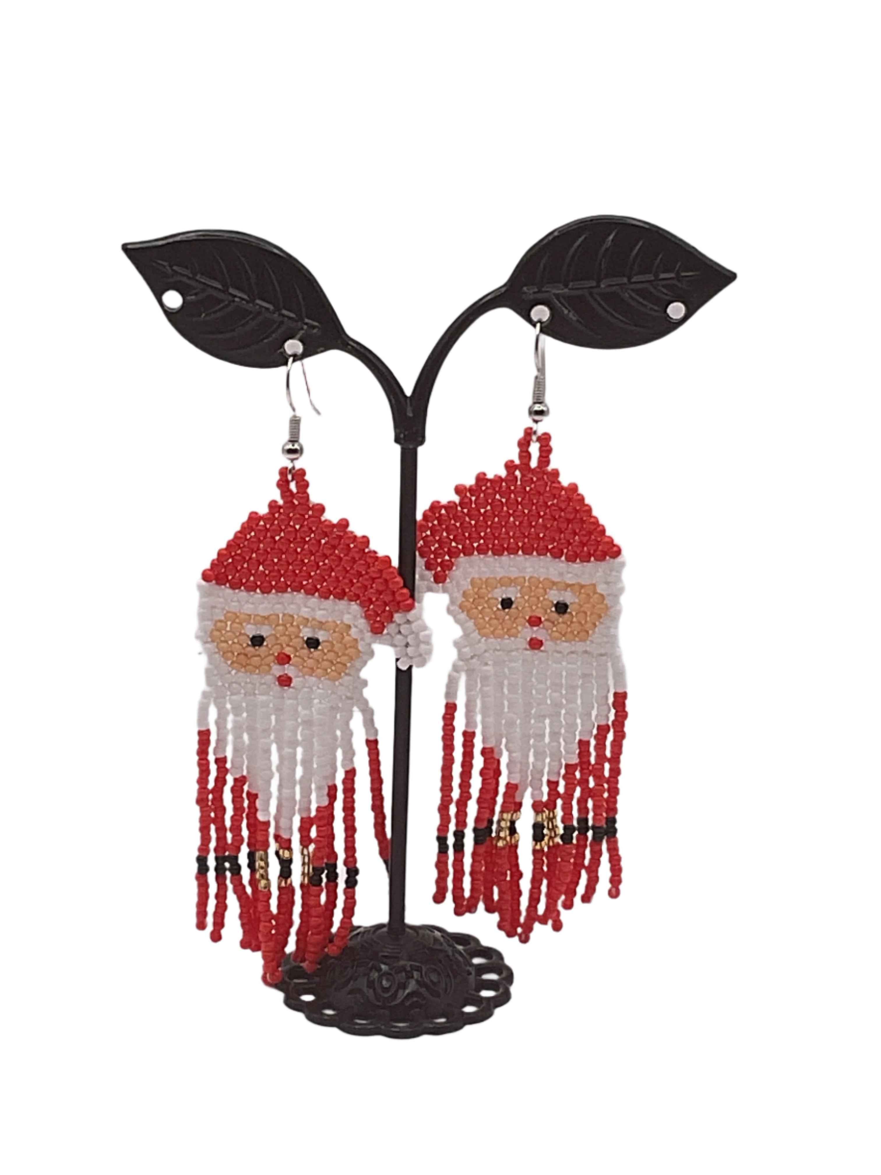 Santa Claus Tassel Earrings Main image