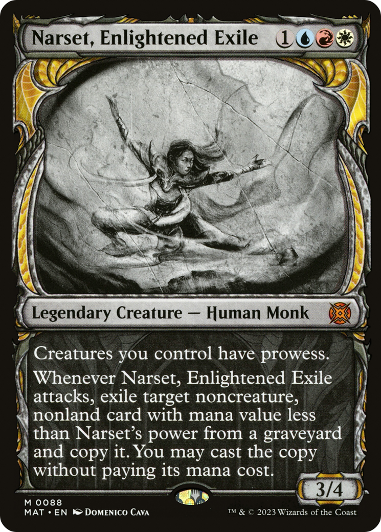 Narset, Enlightened Exile (MAT-088) - March of the Machine: The Aftermath: (Showcase)