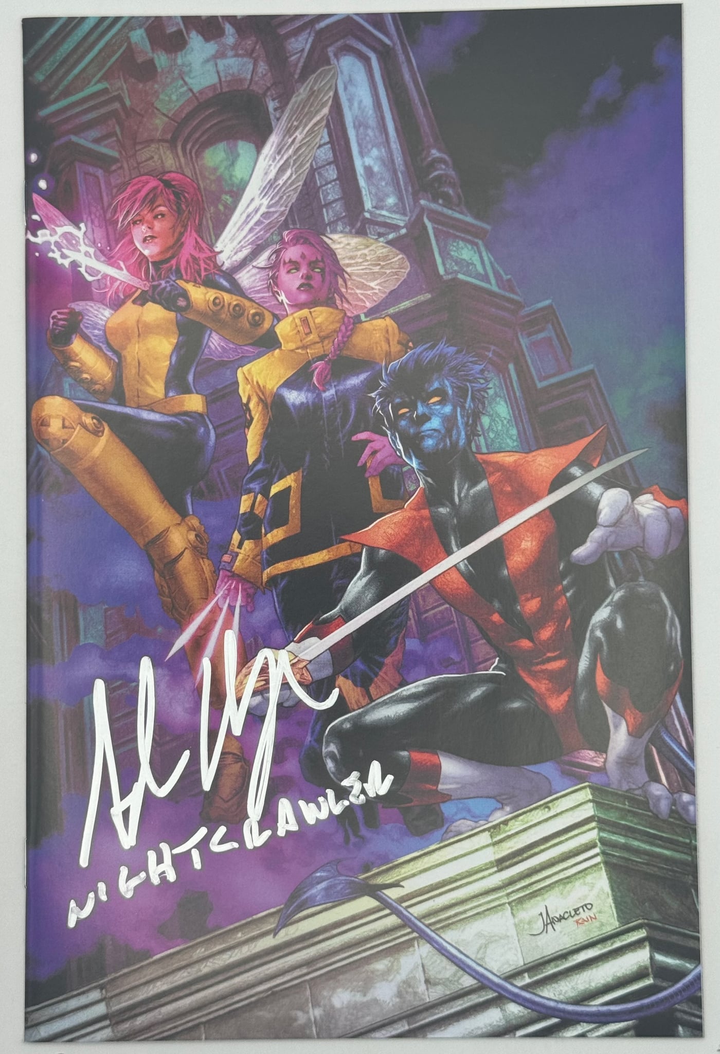 [Signed by Adrian Hough] Way Of X #1 Unknown Comics Jay Anacleto Exclusive Virgin Var [IN STOCK] - Collectors World Toys