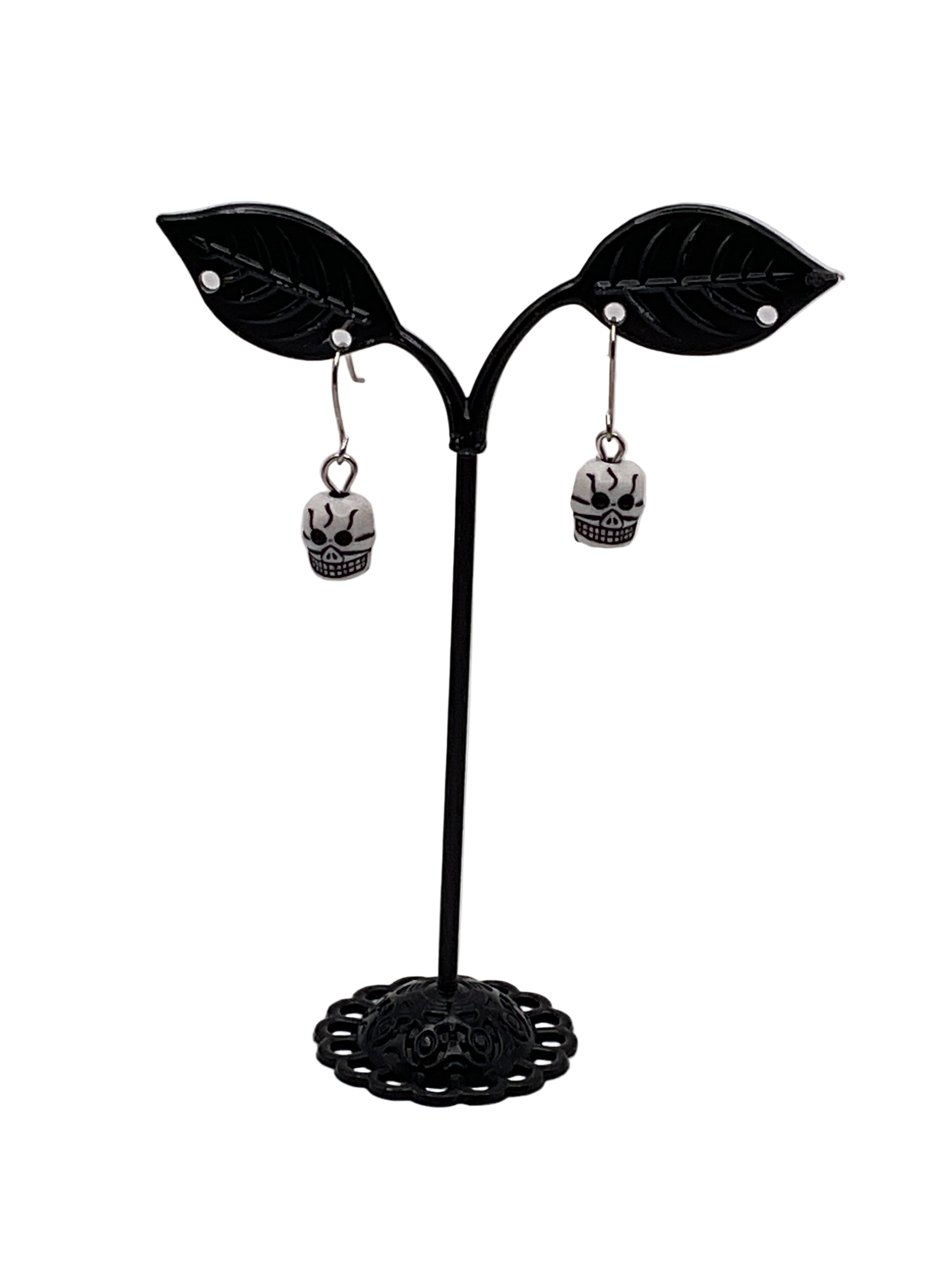 Tiny Skull Earrings Main image