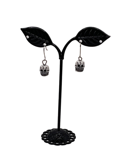 Tiny Skull Earrings