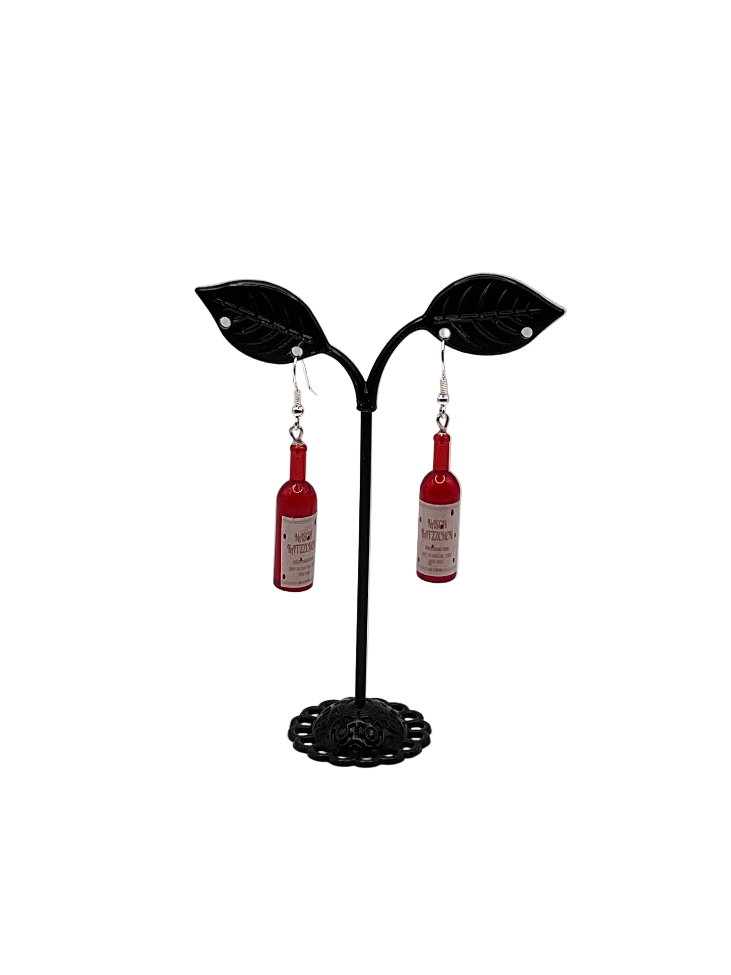 German Red Wine Earrings