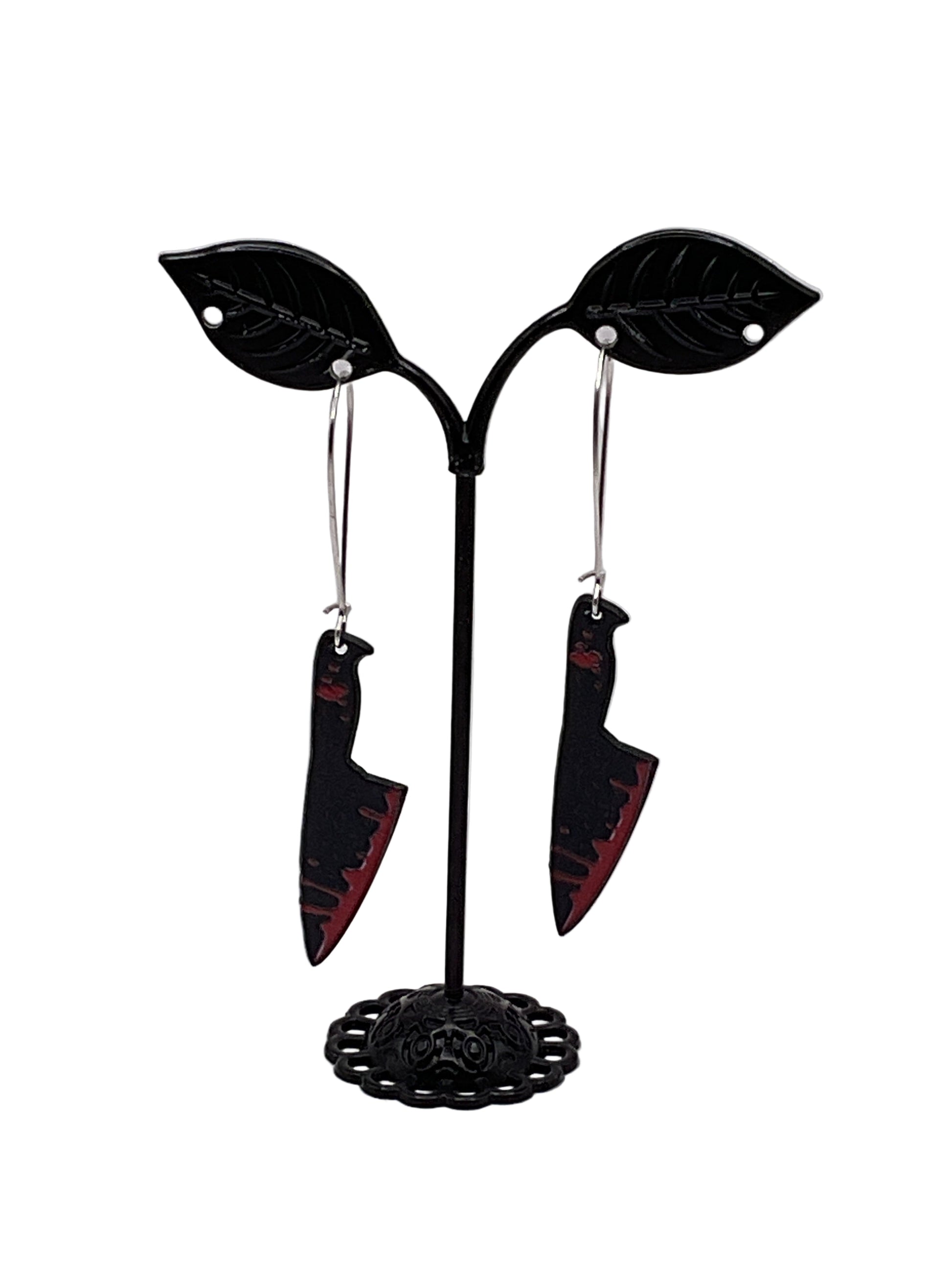 Bloody Sharp Object Earrings