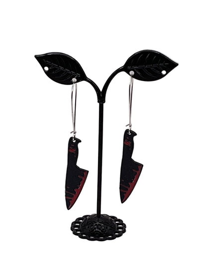 Bloody Sharp Object Earrings