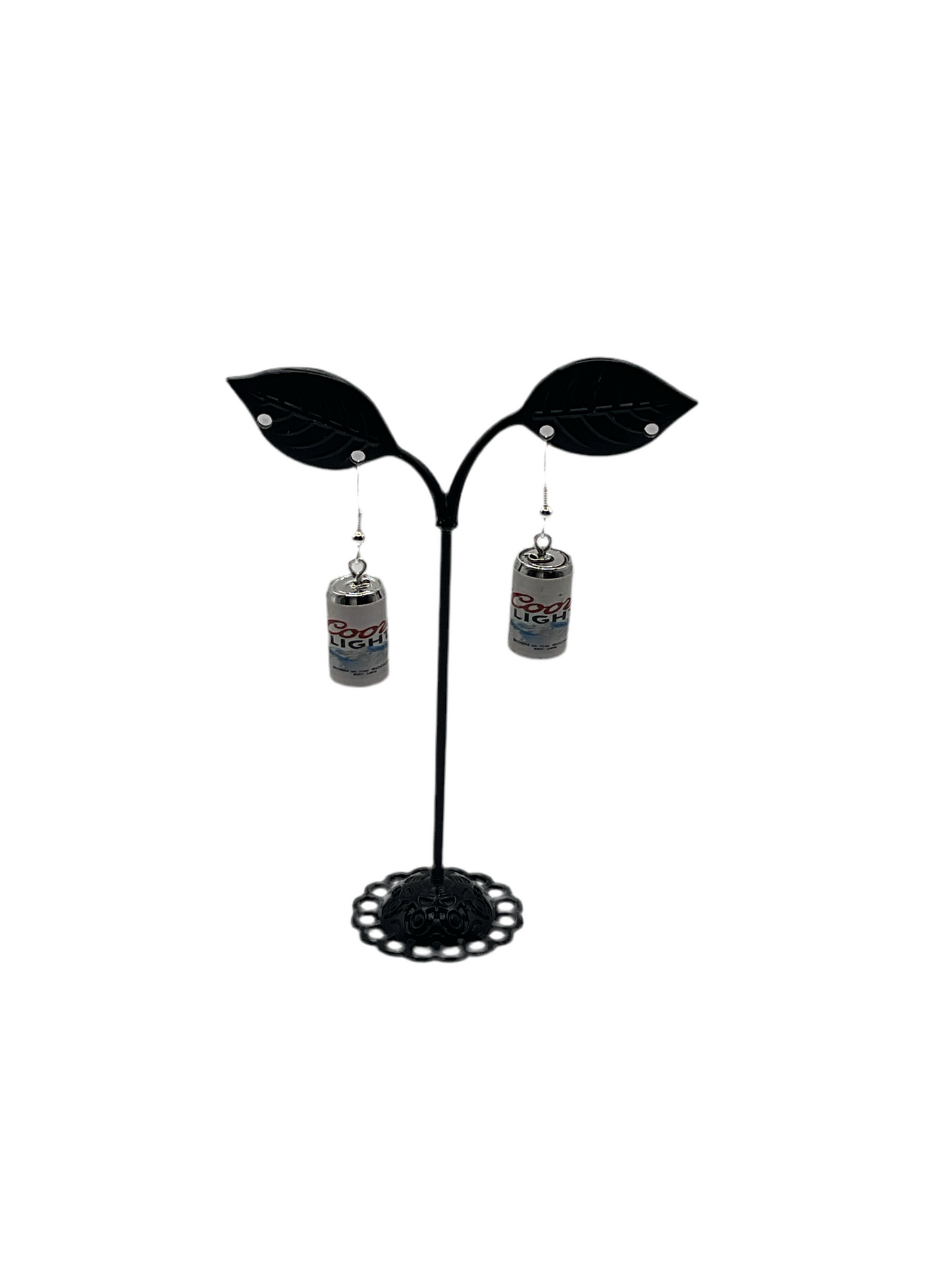 Coors Light Beer Earrings