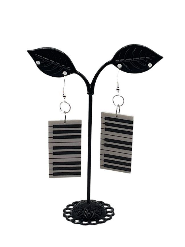 Piano key earrings Hover Image