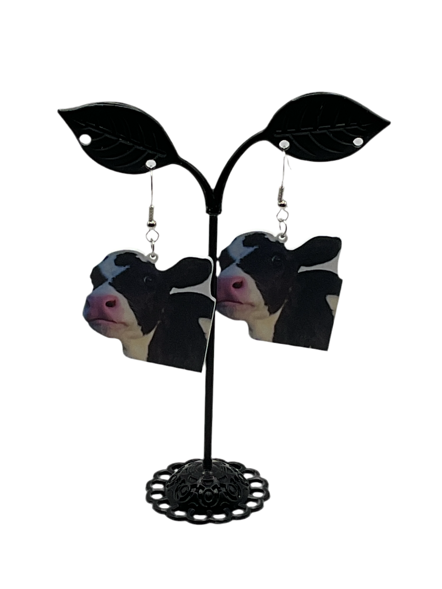 Cow earrings