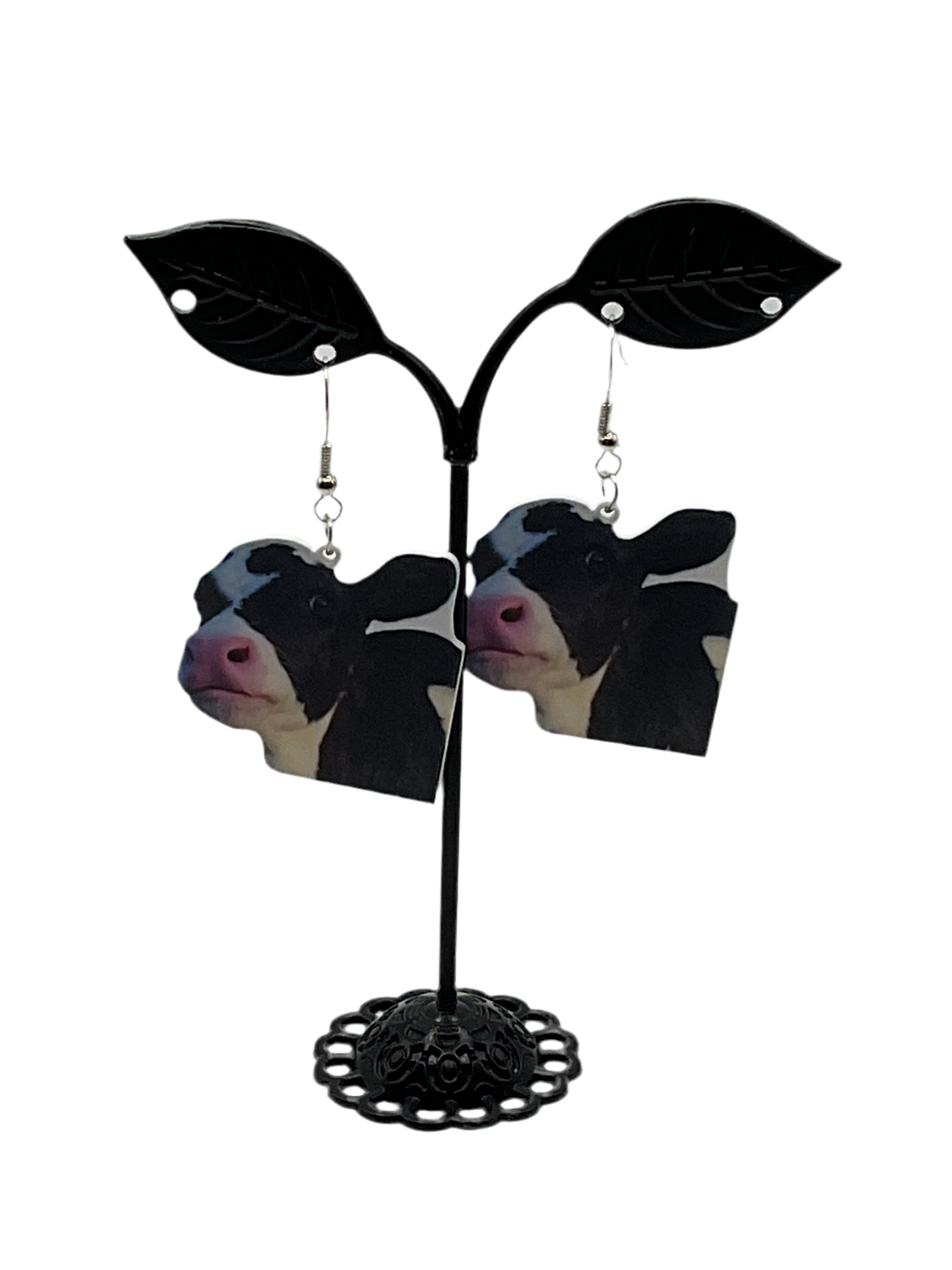 Cow earrings