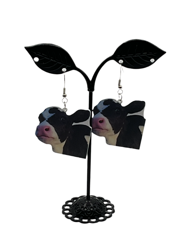 Cow earrings Hover Image
