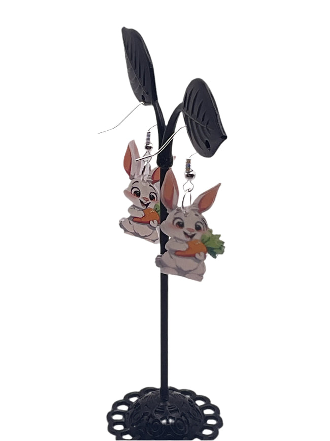 Easter Bunny Earrings Hover Image