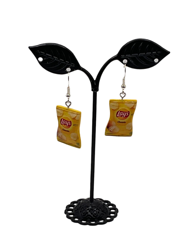 Potato Chip Earrings Hover Image