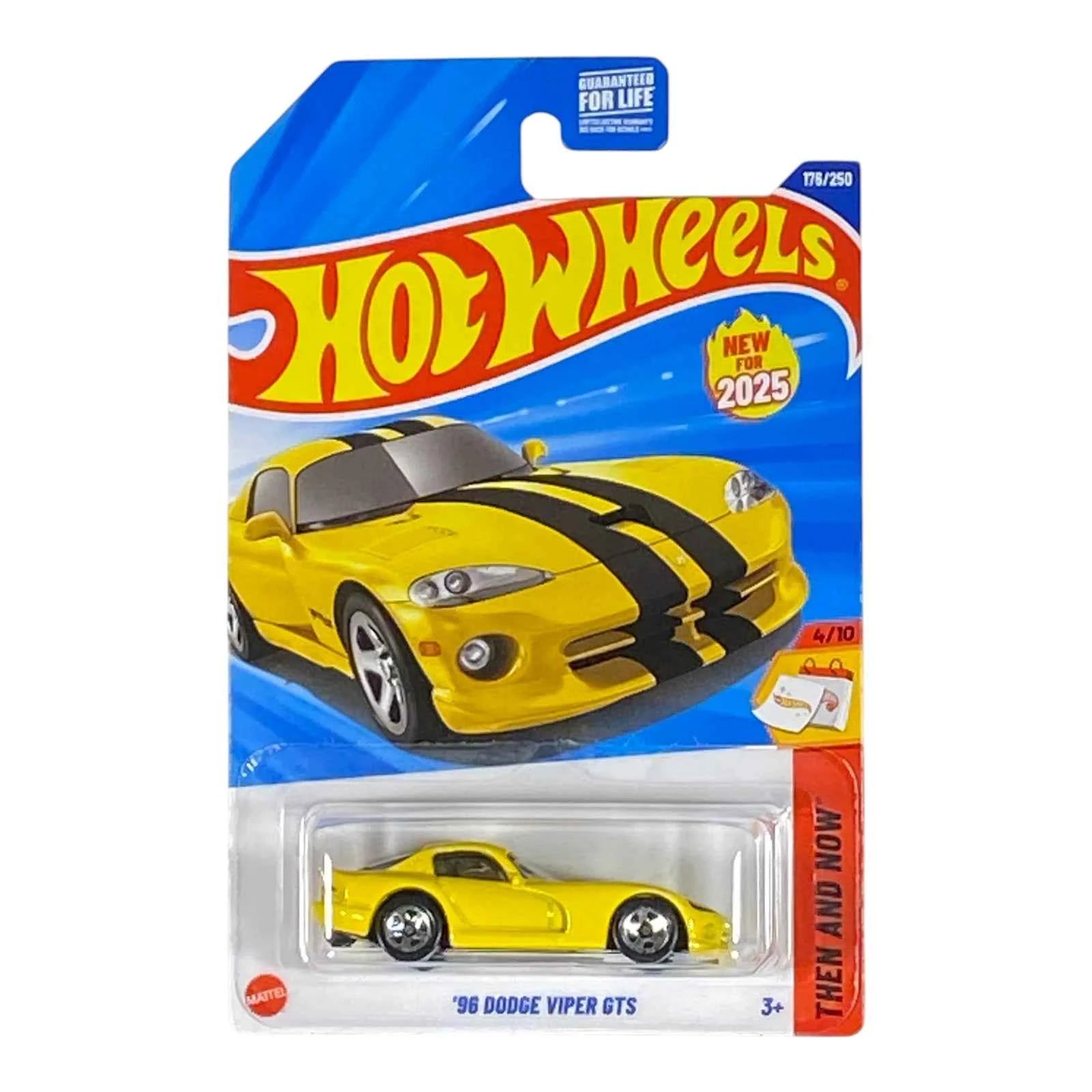 Hot Wheels '96 Dodge Viper GTS - Then and Now Series 4/10