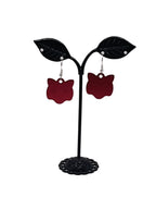 Cat Head Tag Earrings