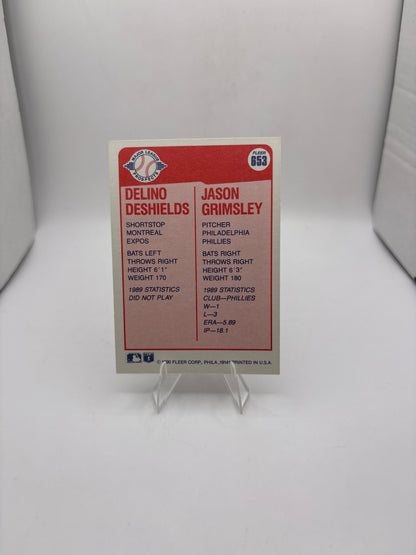 Fleer Delino DeShields Jason Grimsley