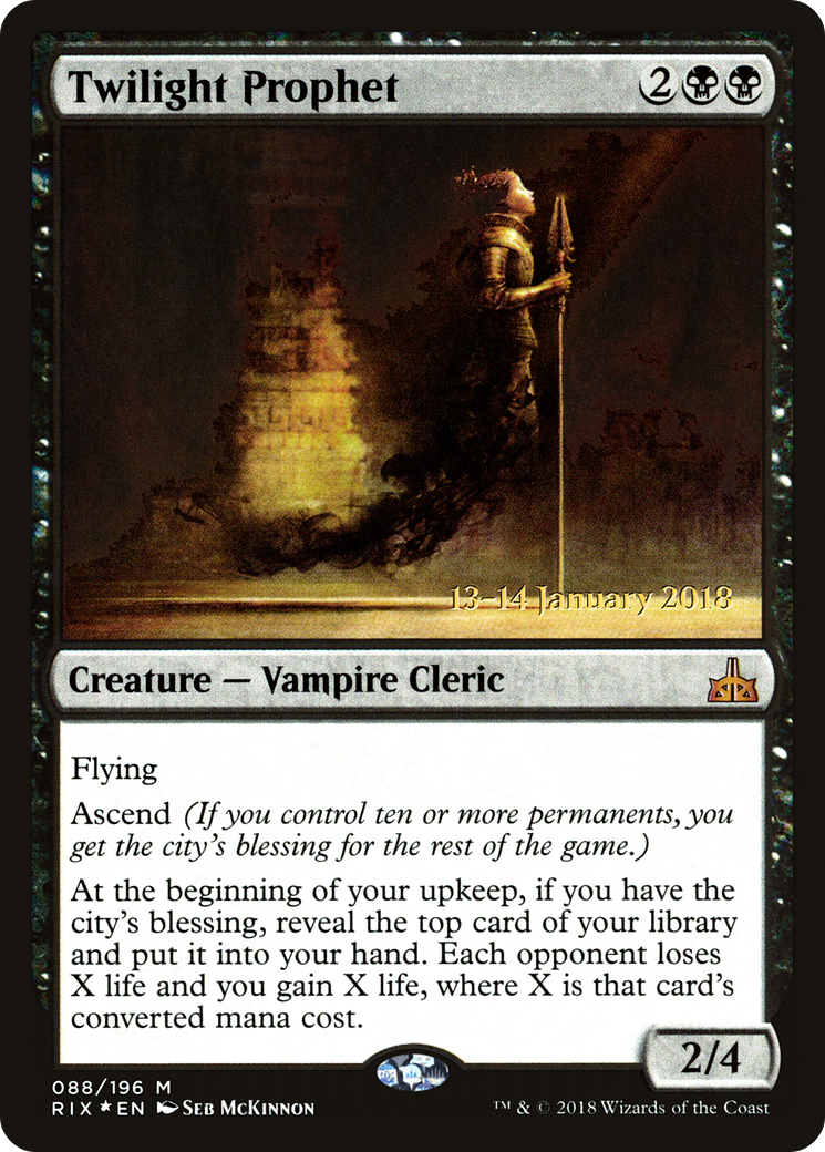 Twilight Prophet (PRE-88S) - Rivals of Ixalan Promos Foil