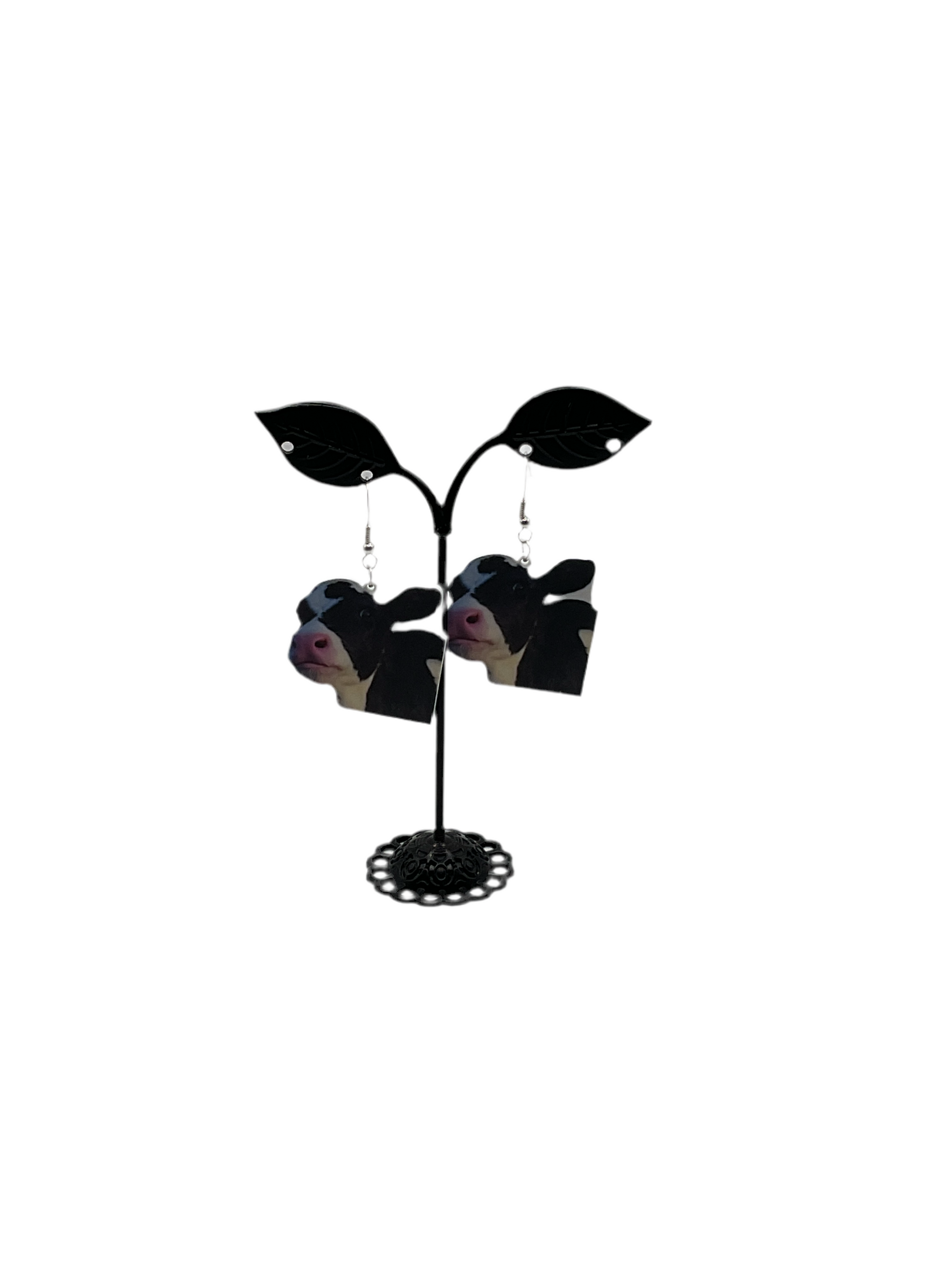 Cow earrings