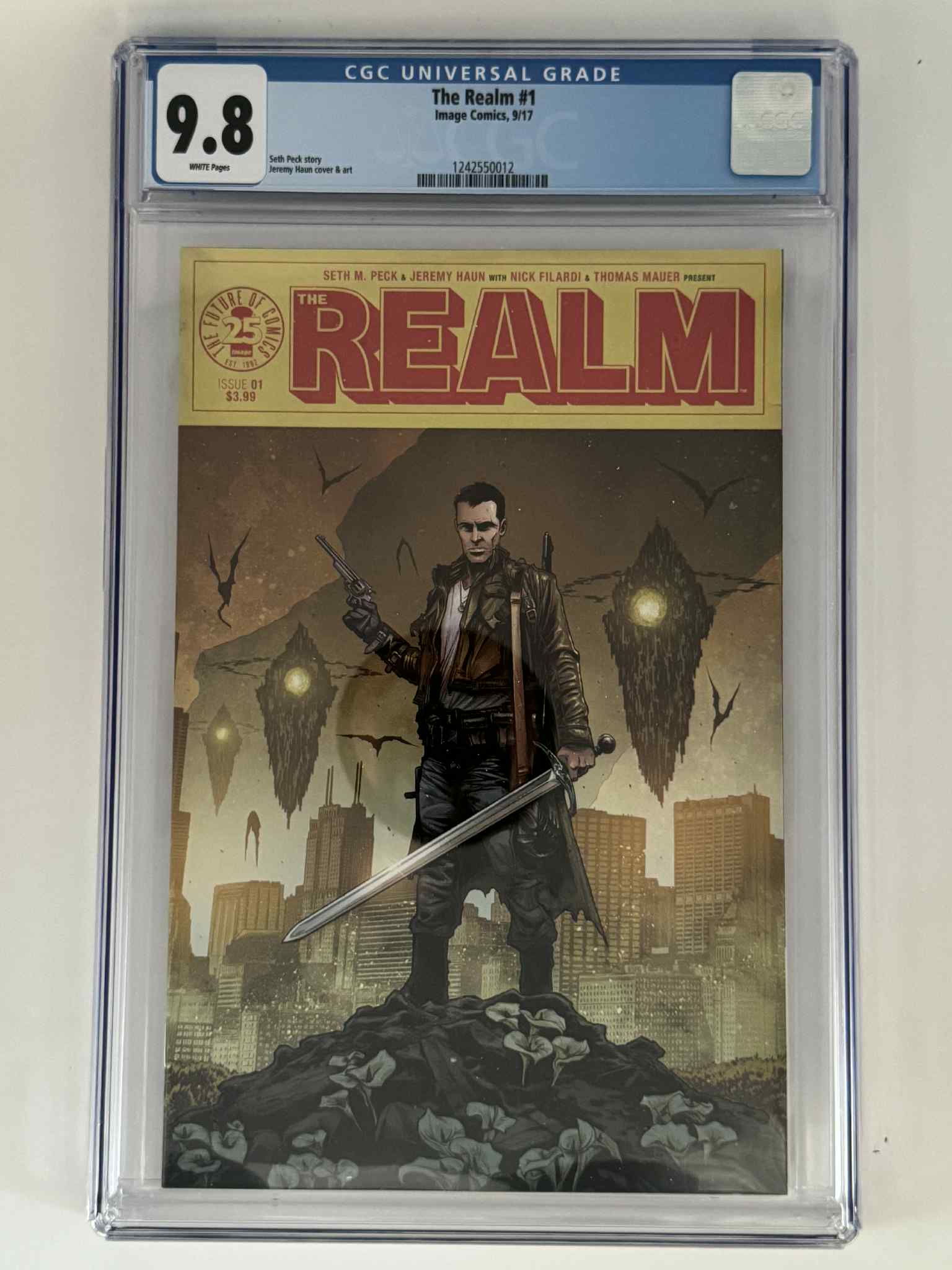The Realm #1 CGC 9.8 Blue Label Haun Exclusive Var Main image
