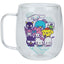 Hello Kitty & Friends 11 oz. Double Wall Glass Mug - Collectors World Toys