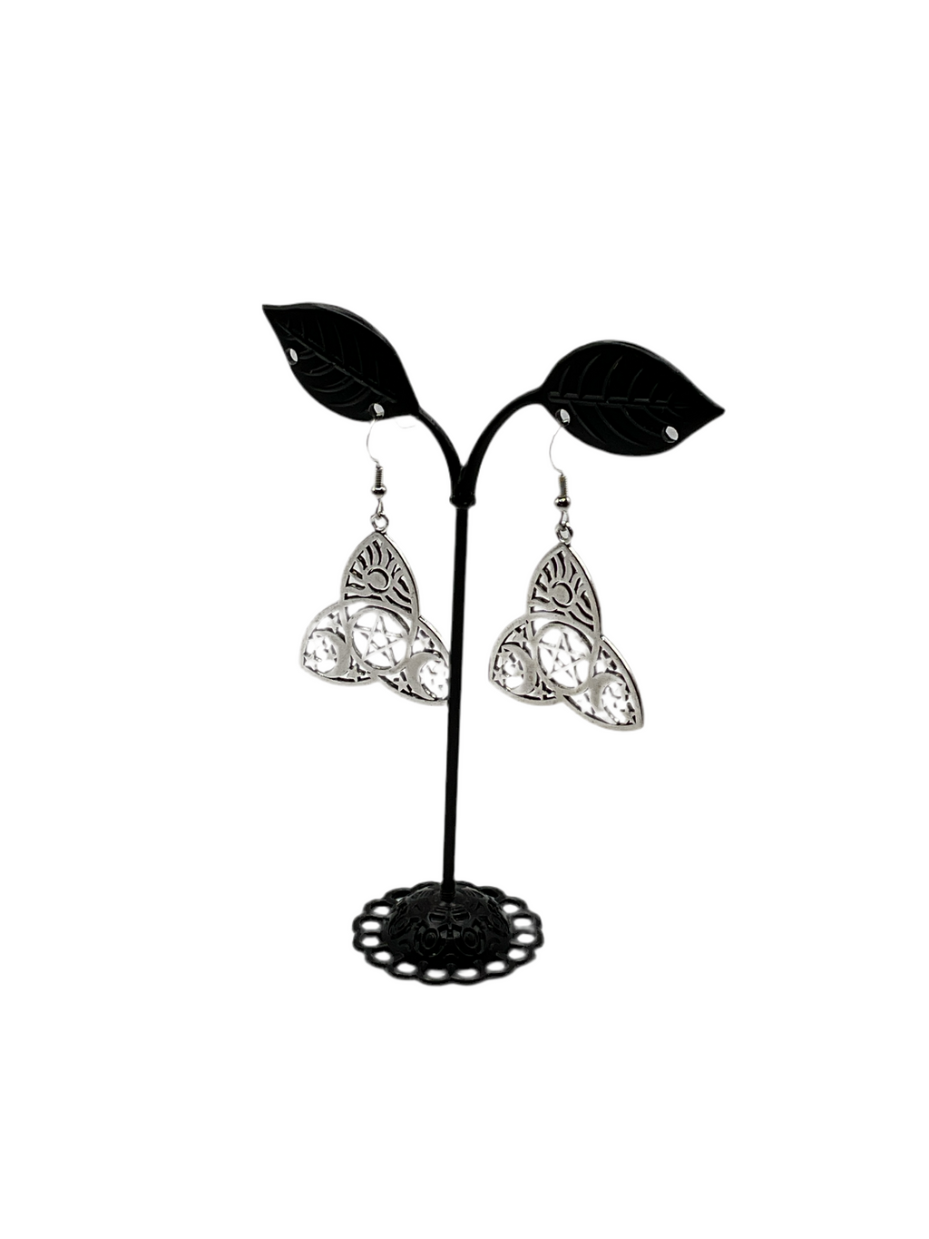 Celtic Stars moons and Sun Earrings