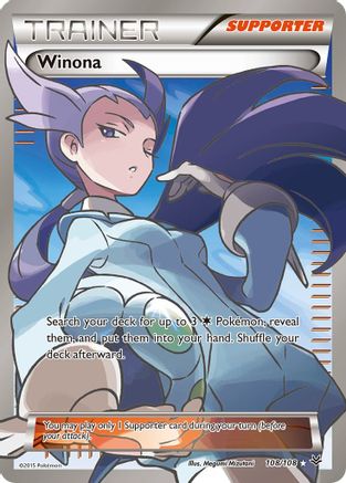 Winona (Full Art) 108/108 - XY Roaring Skies Holofoil