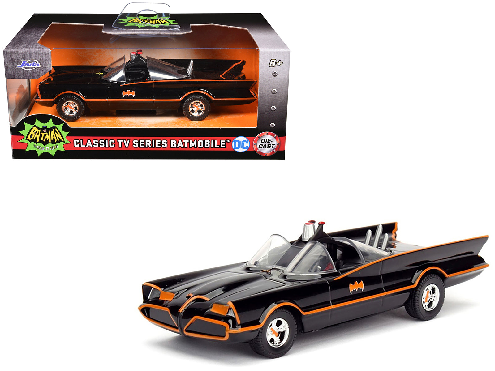 1966 TV Series Classic Batman Batmobile 1/32 Diecast Model Car by Jada