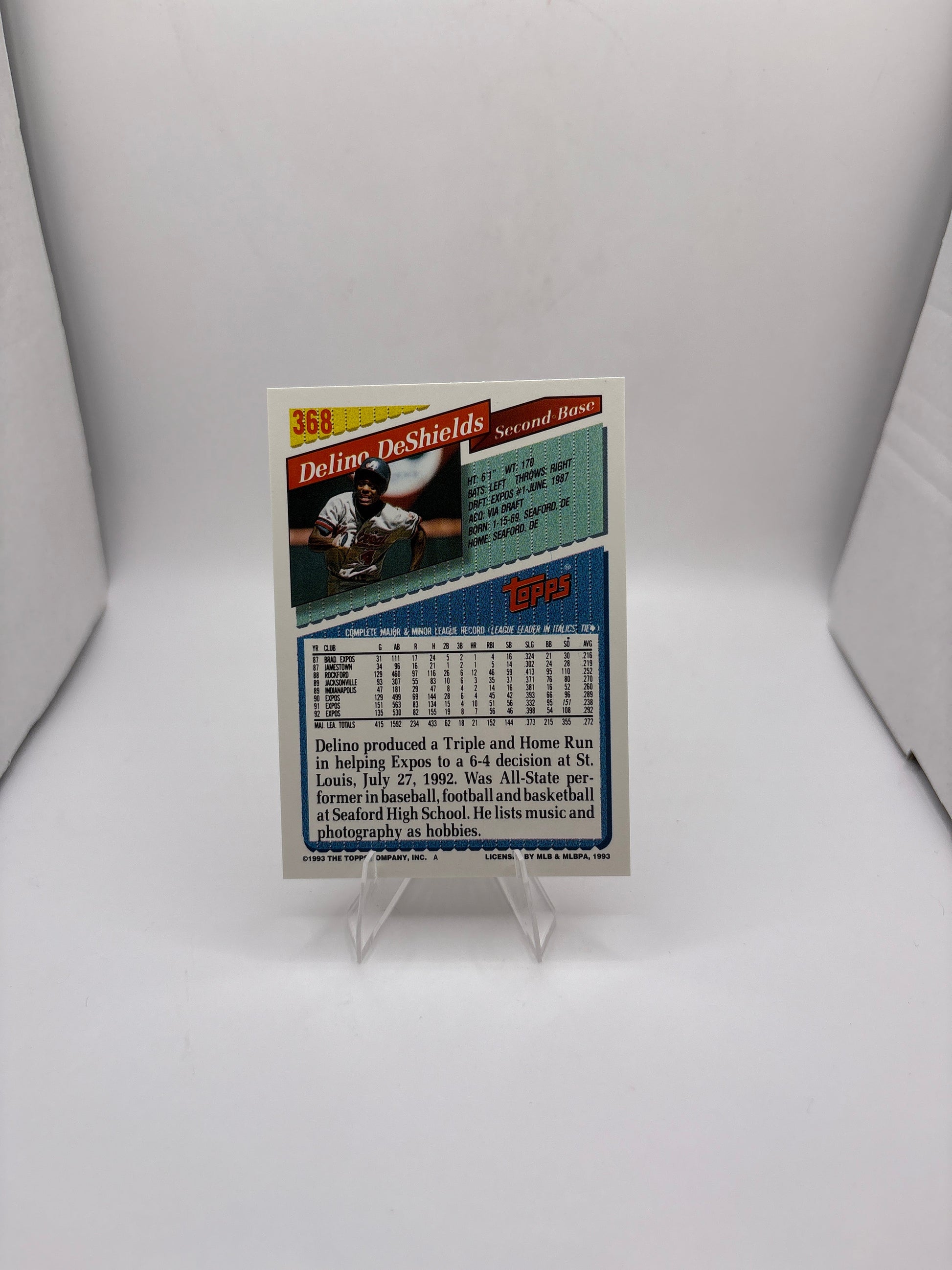 Topps Delino DeShields