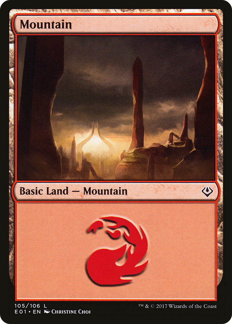 Mountain (AC2-105) - Archenemy: Nicol Bolas