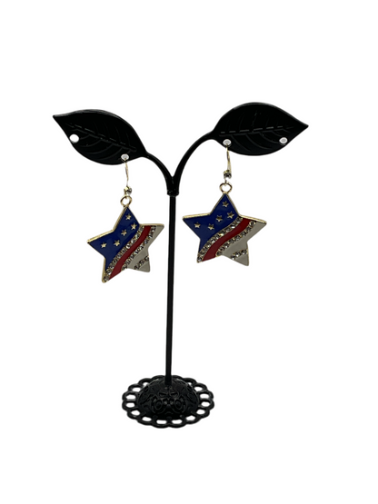 Americana Star Earrings