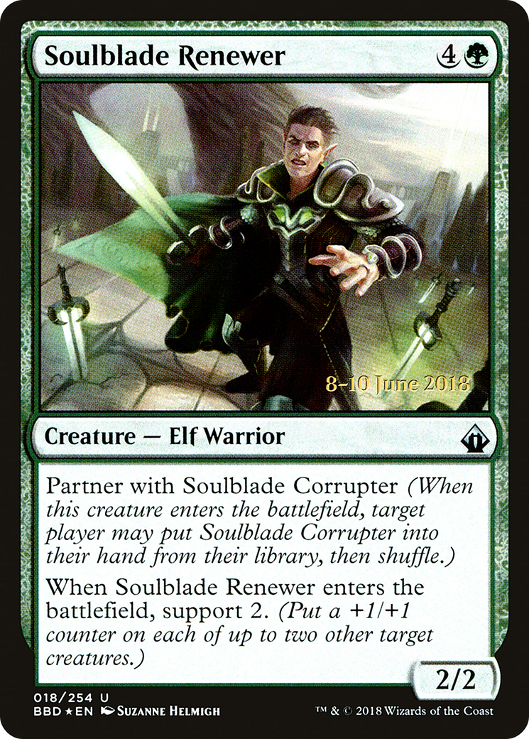 Soulblade Renewer (LARP-018) - Battlebond Promos Foil