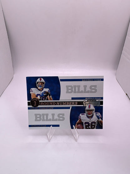 Contenders Dawson Knox Devin Singletary