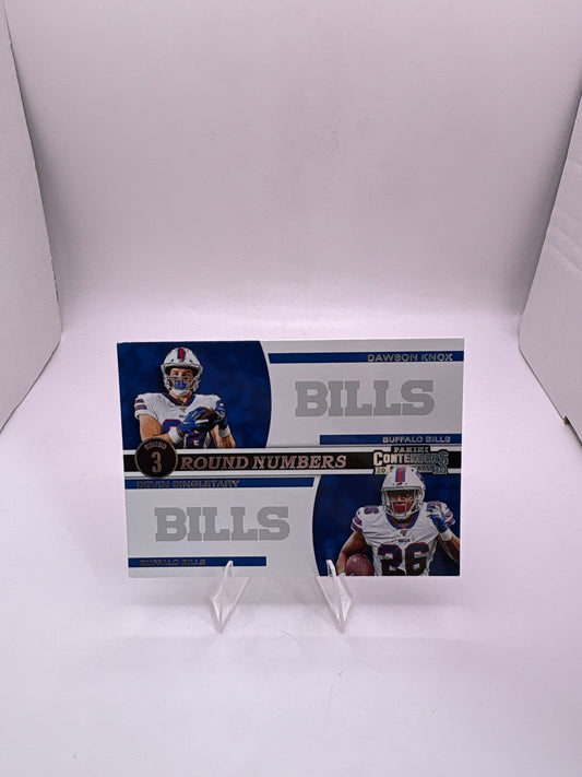 Contenders Dawson Knox Devin Singletary