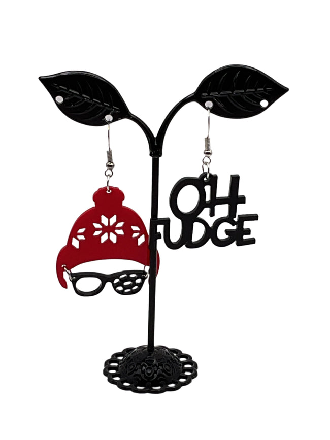 Christmas story earrings Hover Image