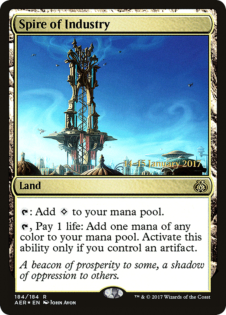 Spire of Industry (PRE-184S) - Aether Revolt Promos Foil