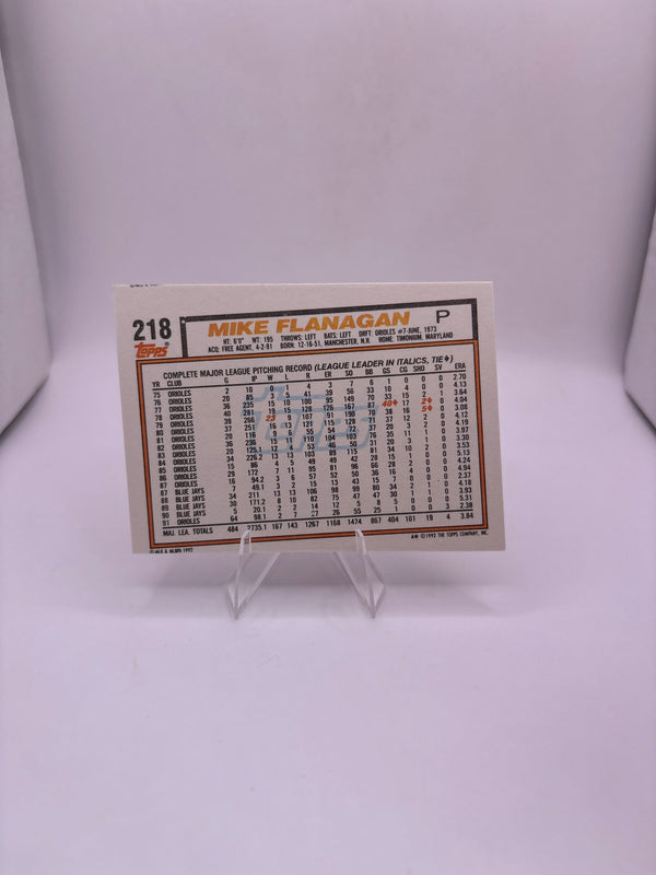 Topps Mike Flanagan