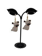 Pug Earrings