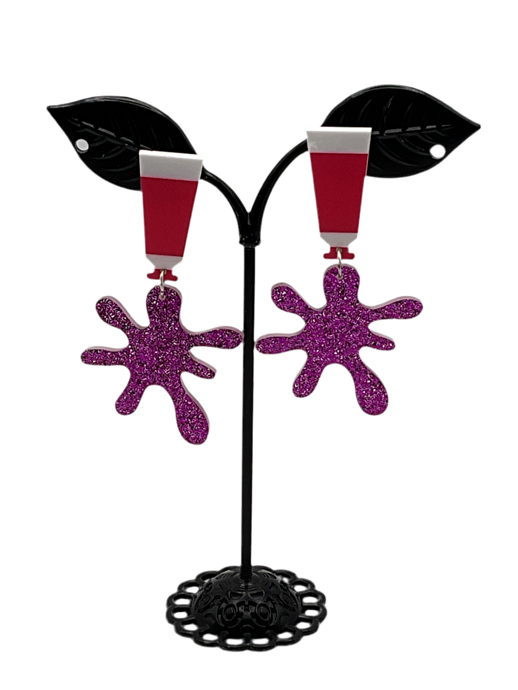 Paint splatter Earrings