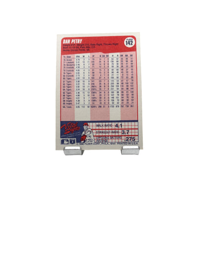 Fleer Dan Petry