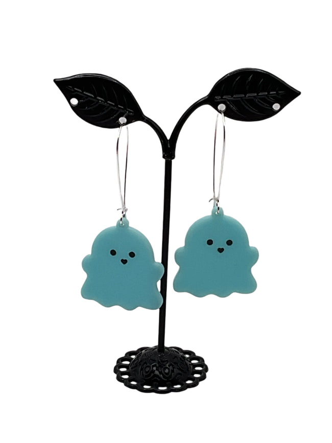 Blue Ghost Earrings Hover Image