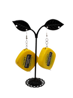 Measuring tape earrings