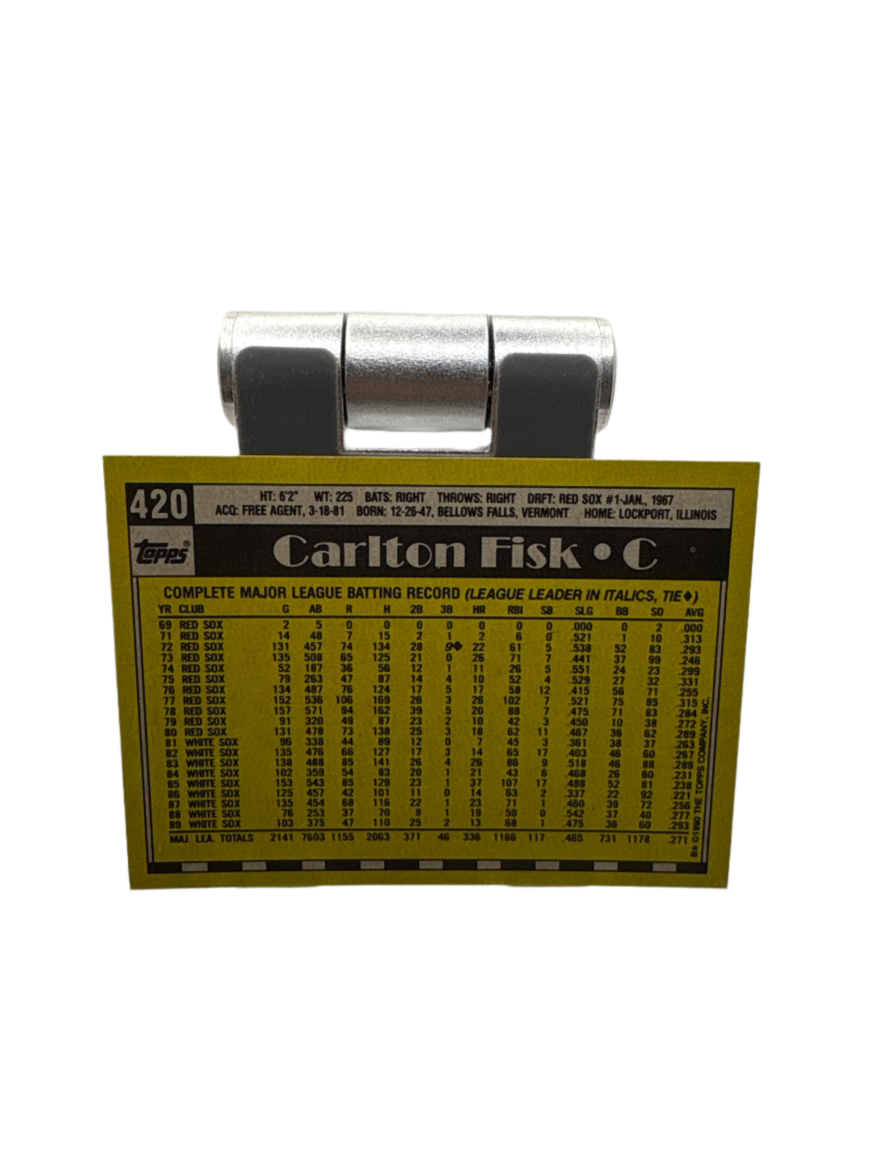 Topps Carlton Fisk