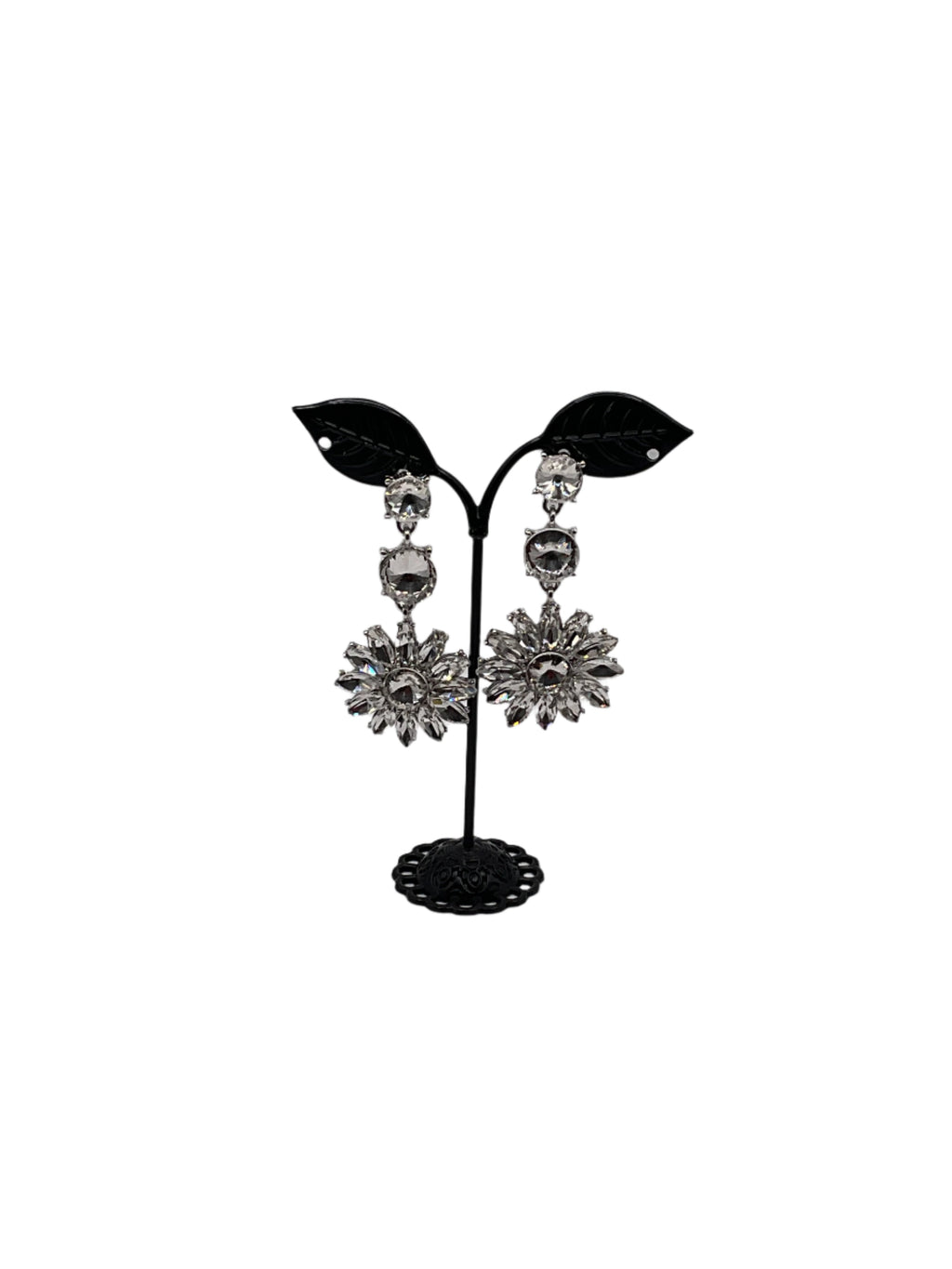 Shiny crystal earrings