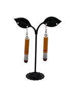 Lit Cigarette Earrings