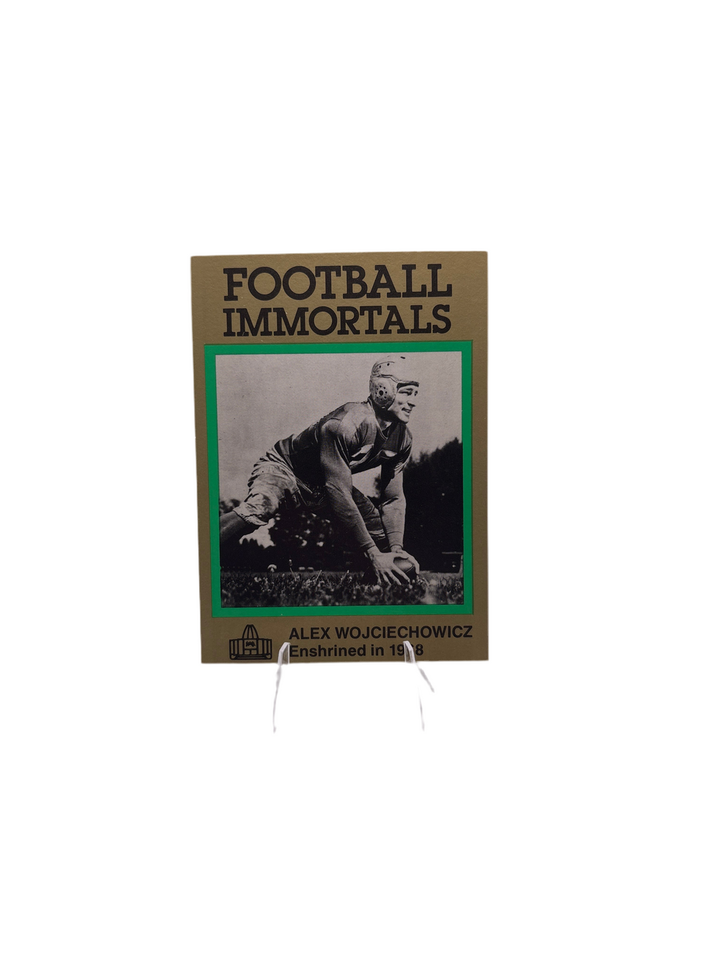 Football Immortals Alex Wojciechowicz